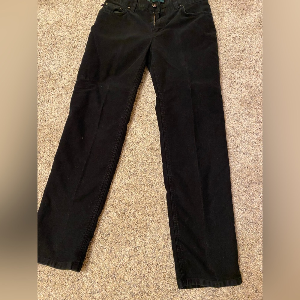 Ralph Lauren   Black Corduroy Pants